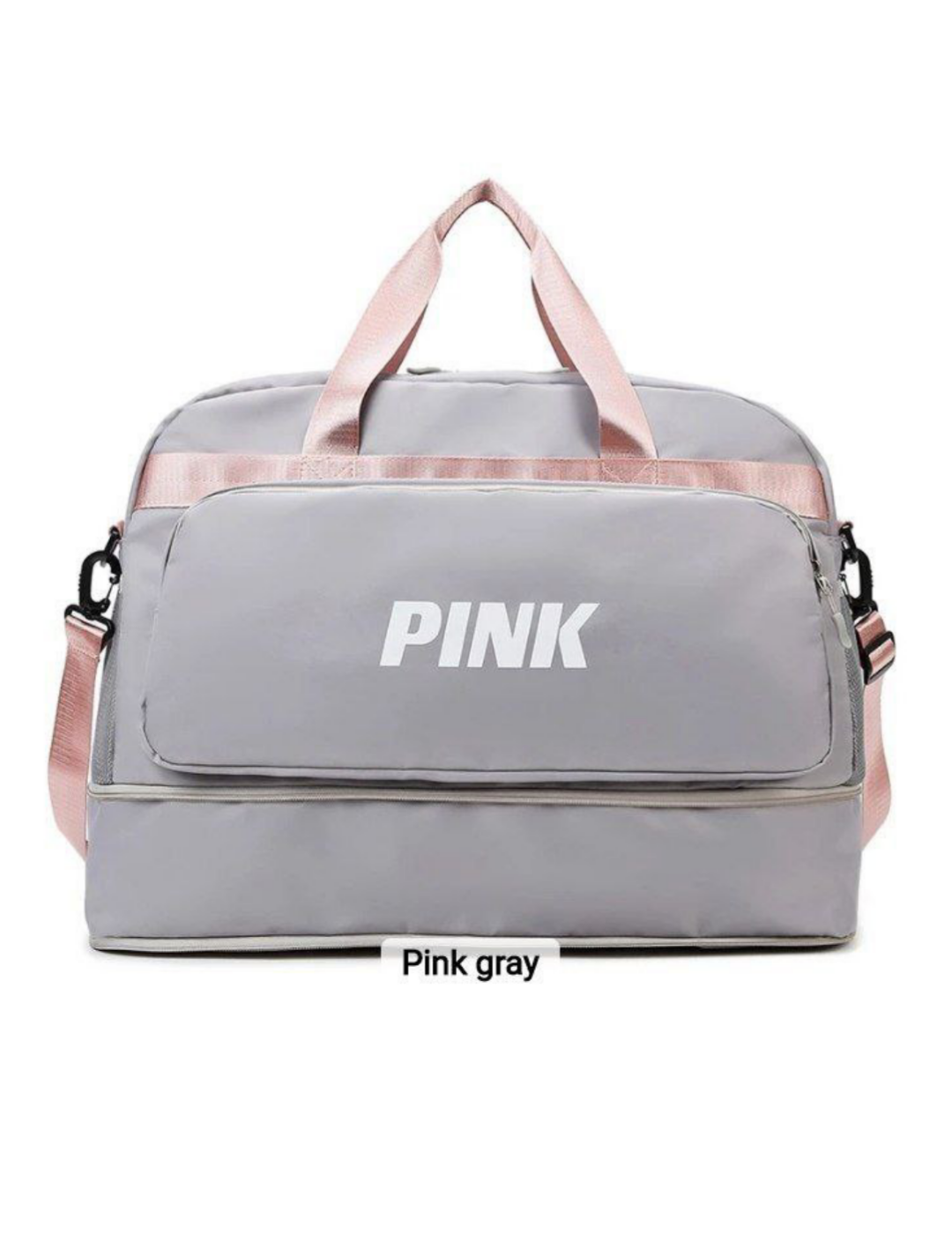 الشنطة هاندباج ماركة “pink” ،خامة وتربروف ويد علوية مزدوجة وحزام