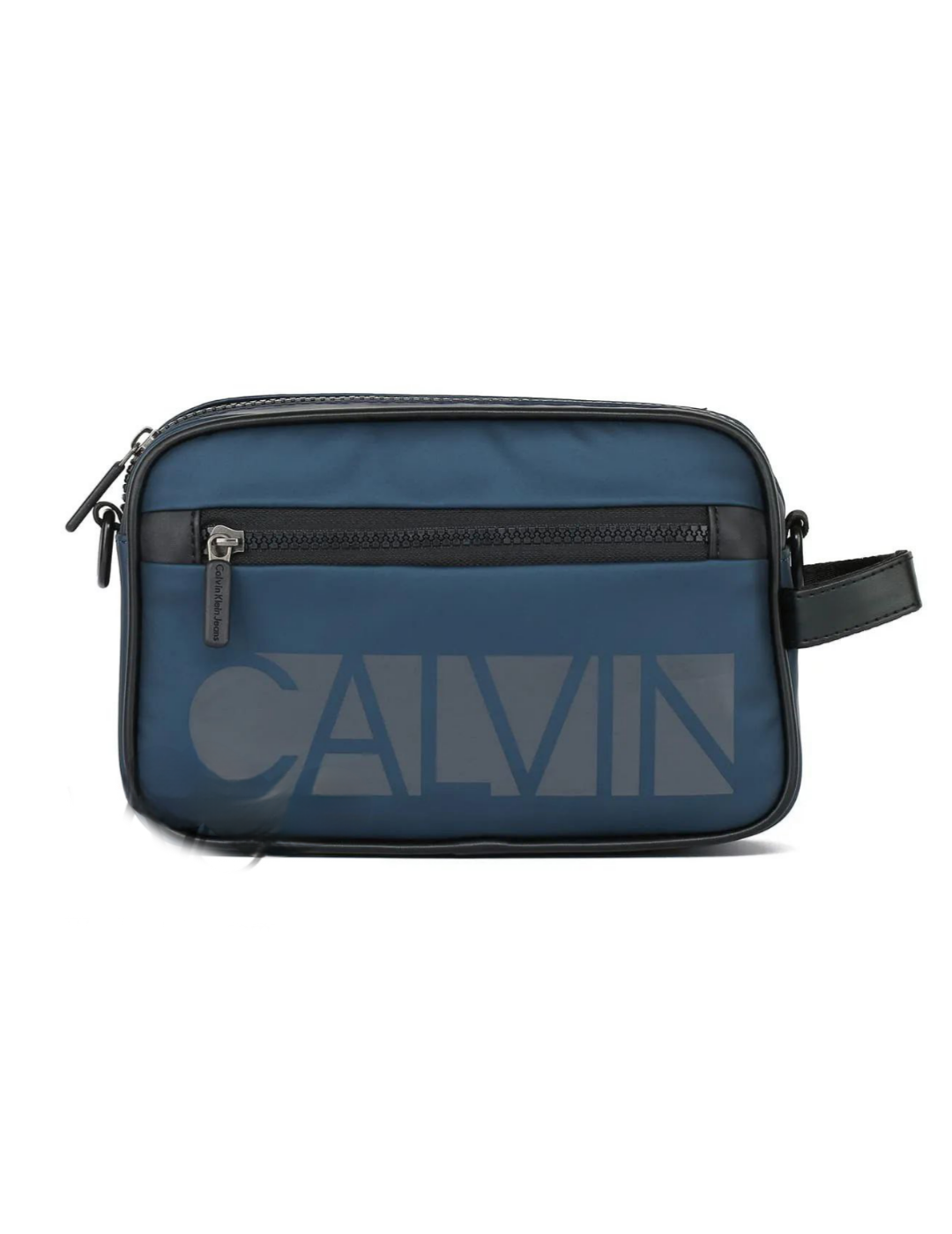 شنطة كروس ماركة calvin خامة وتربروف مع يد جانبية ودراع عريض قابل للتعديل الشنطة سوستة رئيسية