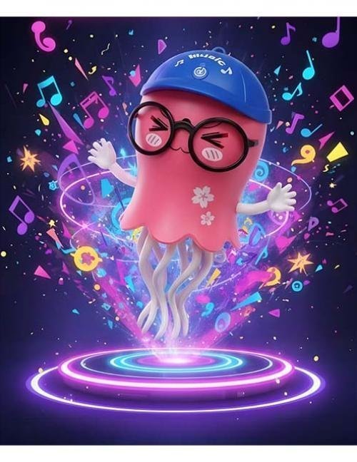 الأخطبوط الموسيقي الراقص – روبوت DJ تفاعلي للأطفال بإضاءة وصوت وحركة