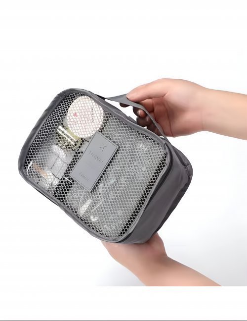 طقم منظمات شنط السفر ماركةLaundry pouch ٦ قطع خامة أكسفورد  سهلة التنظيف بسوستة